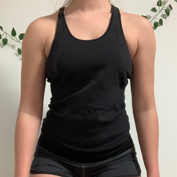 lululemon athletica Tops - Black Mesh Lulu tank